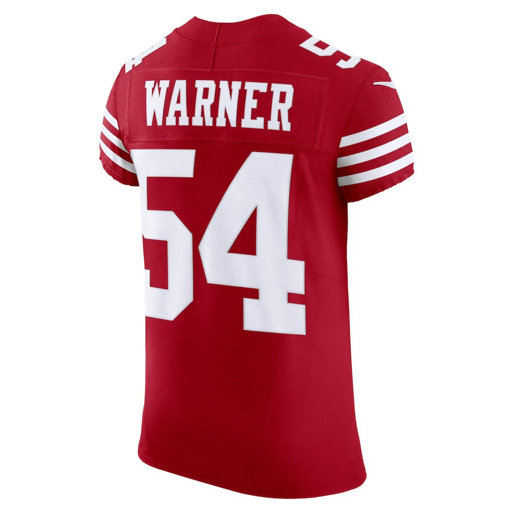 Fred Warner San Francisco 49ers Vapor F.U.S.E. Elite Jersey - Scarlet - Nike