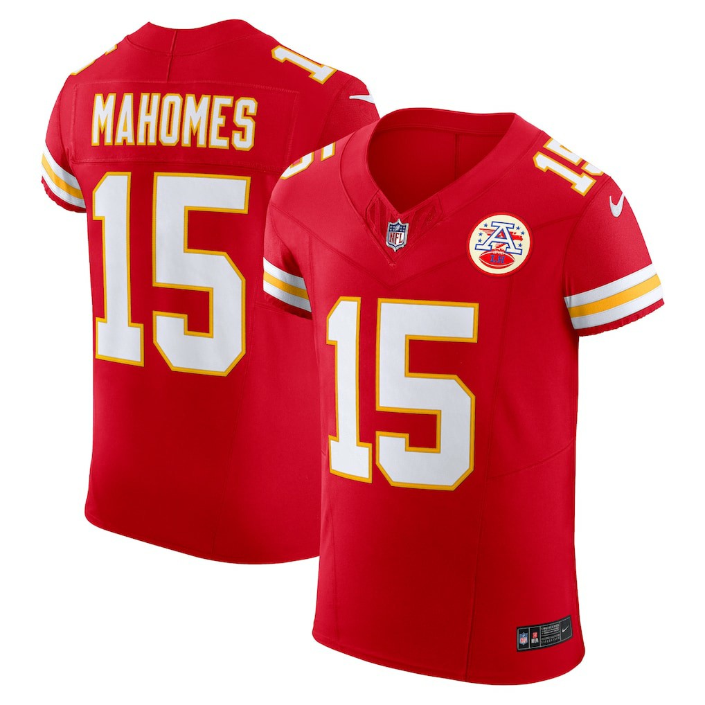Patrick Mahomes Kansas City Chiefs Vapor F.U.S.E. Elite Jersey - Red - Nike