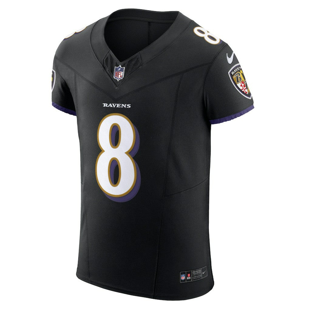 Lamar Jackson Baltimore Ravens Alternate Vapor F.U.S.E. Elite Jersey - Black - Nike