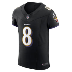 Lamar Jackson Baltimore Ravens Alternate Vapor F.U.S.E. Elite Jersey - Black - Nike