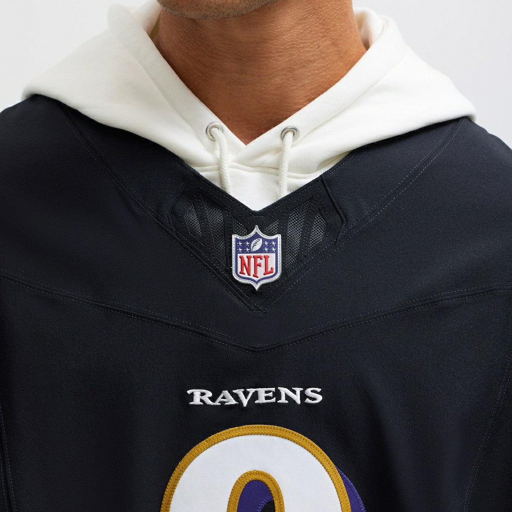 Lamar Jackson Baltimore Ravens Alternate Vapor F.U.S.E. Elite Jersey - Black - Nike