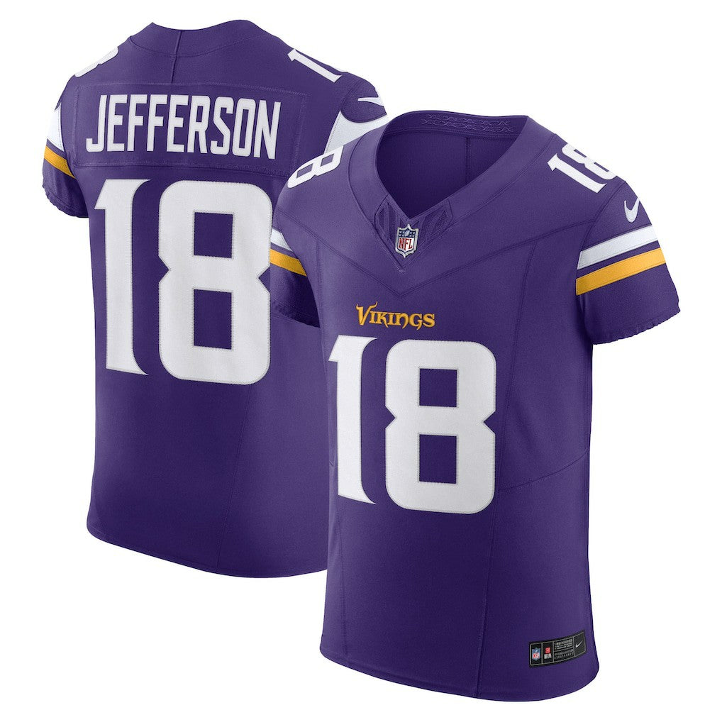 Justin Jefferson Minnesota Vikings Vapor F.U.S.E. Elite Jersey - Purple - Nike