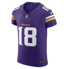 Justin Jefferson Minnesota Vikings Vapor F.U.S.E. Elite Jersey - Purple - Nike