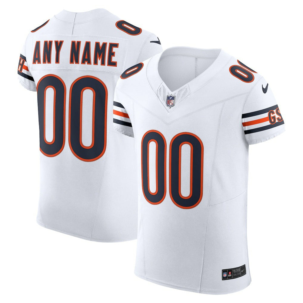 Chicago Bears Vapor F.U.S.E. Elite Custom Jersey - White - Nike