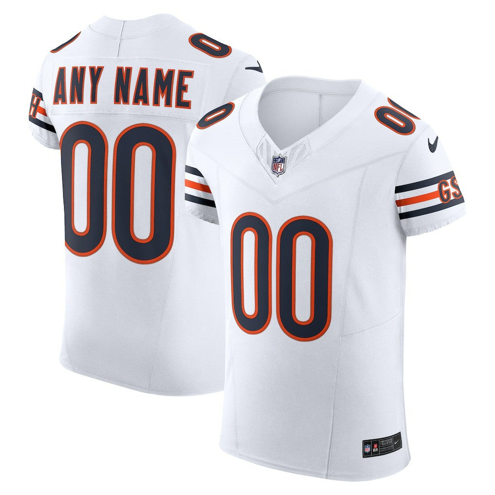 Chicago Bears Vapor F.U.S.E. Elite Custom Jersey - White - Nike