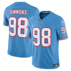 Jeffery Simmons Tennessee Titans Vapor F.U.S.E. Limited Jersey - Light Blue - Nike