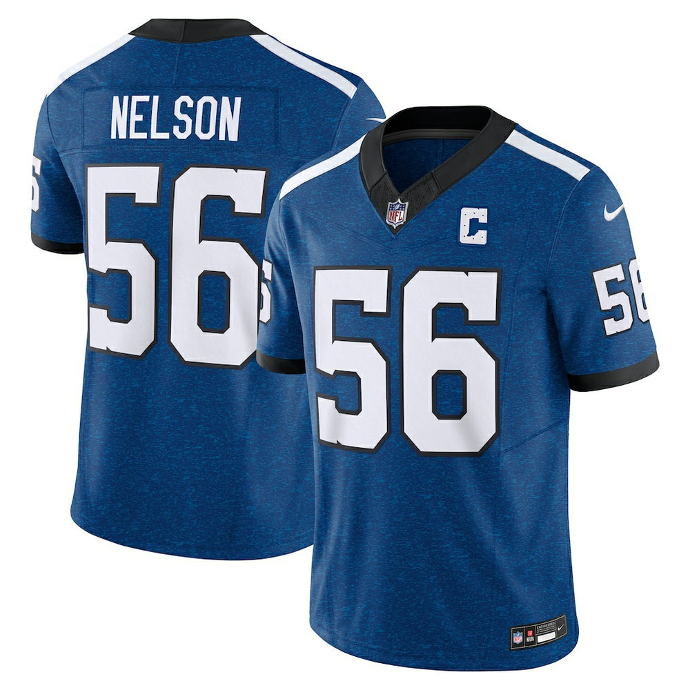 Quenton Nelson Indianapolis Colts Vapor F.U.S.E. Limited Jersey - Blue - Nike