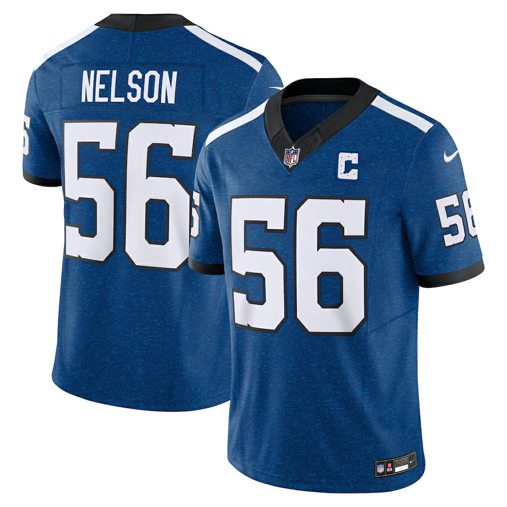 Quenton Nelson Indianapolis Colts Vapor F.U.S.E. Limited Jersey - Blue - Nike