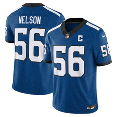 Quenton Nelson Indianapolis Colts Vapor F.U.S.E. Limited Jersey - Blue - Nike