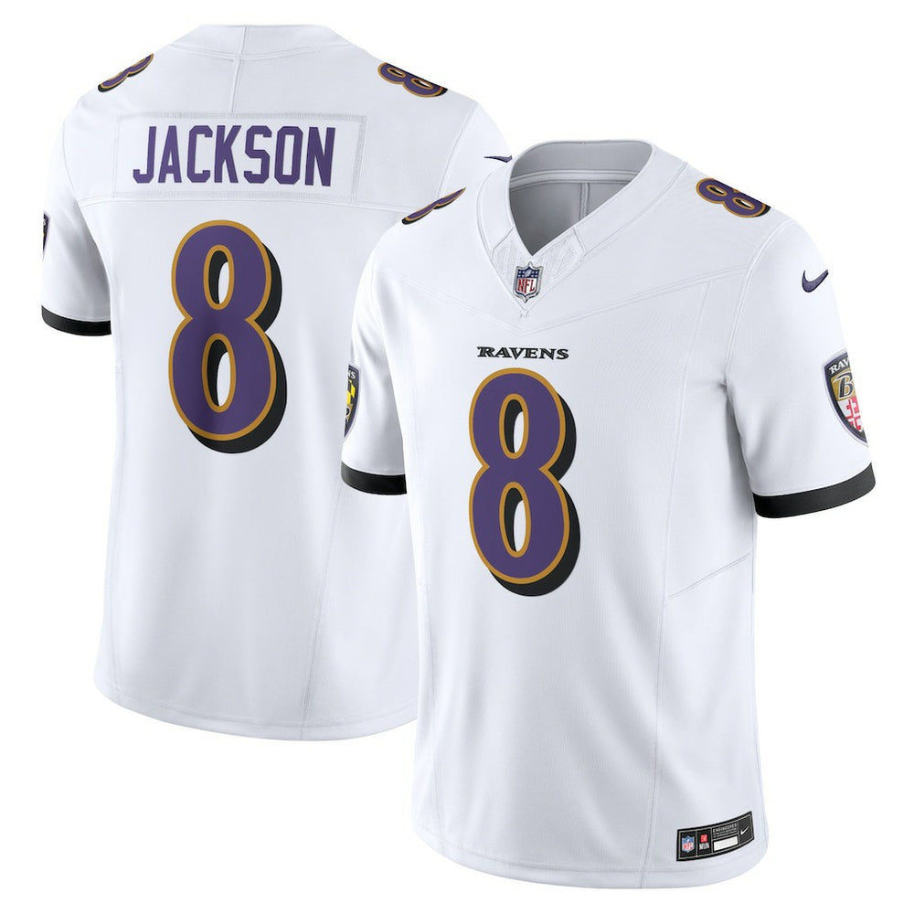 Lamar Jackson Baltimore Ravens Vapor F.U.S.E. Limited Jersey - White - Nike