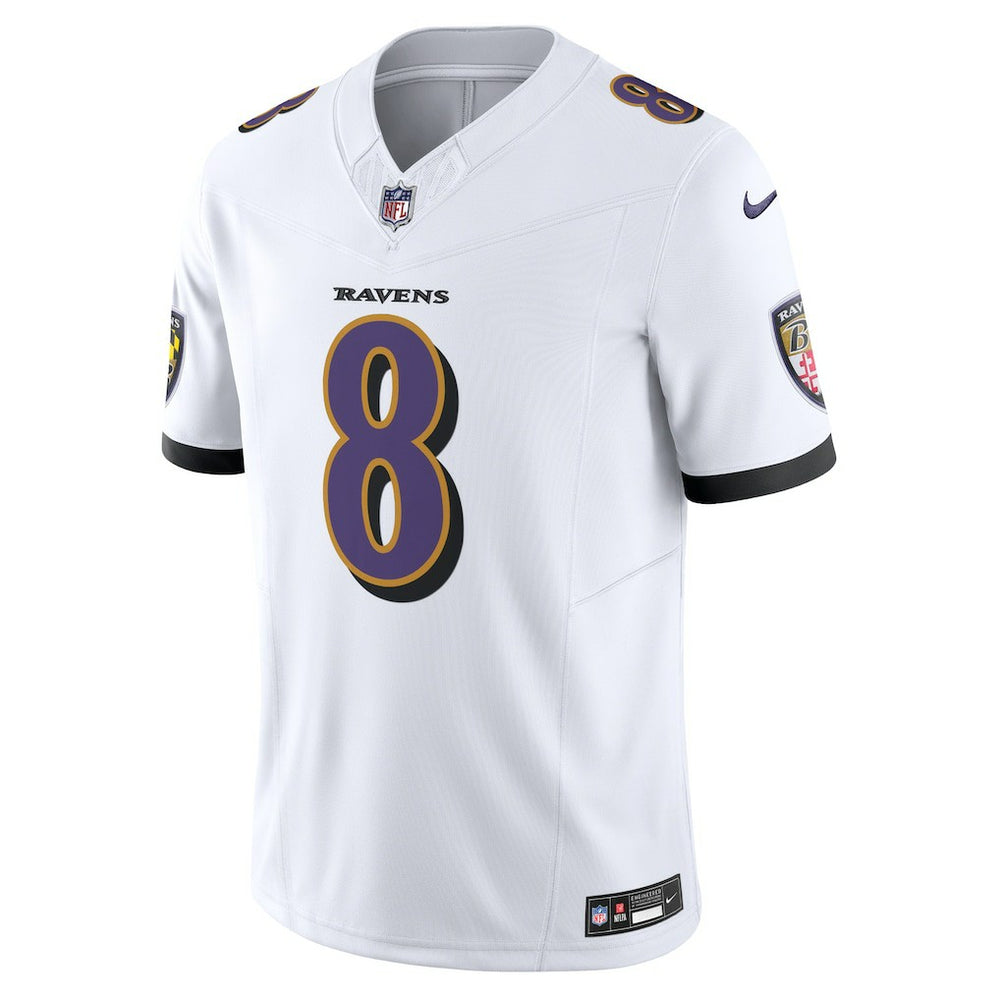 Lamar Jackson Baltimore Ravens Vapor F.U.S.E. Limited Jersey - White - Nike
