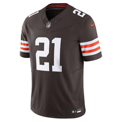 Denzel Ward Cleveland Browns Vapor F.U.S.E. Limited Jersey - Brown - Nike