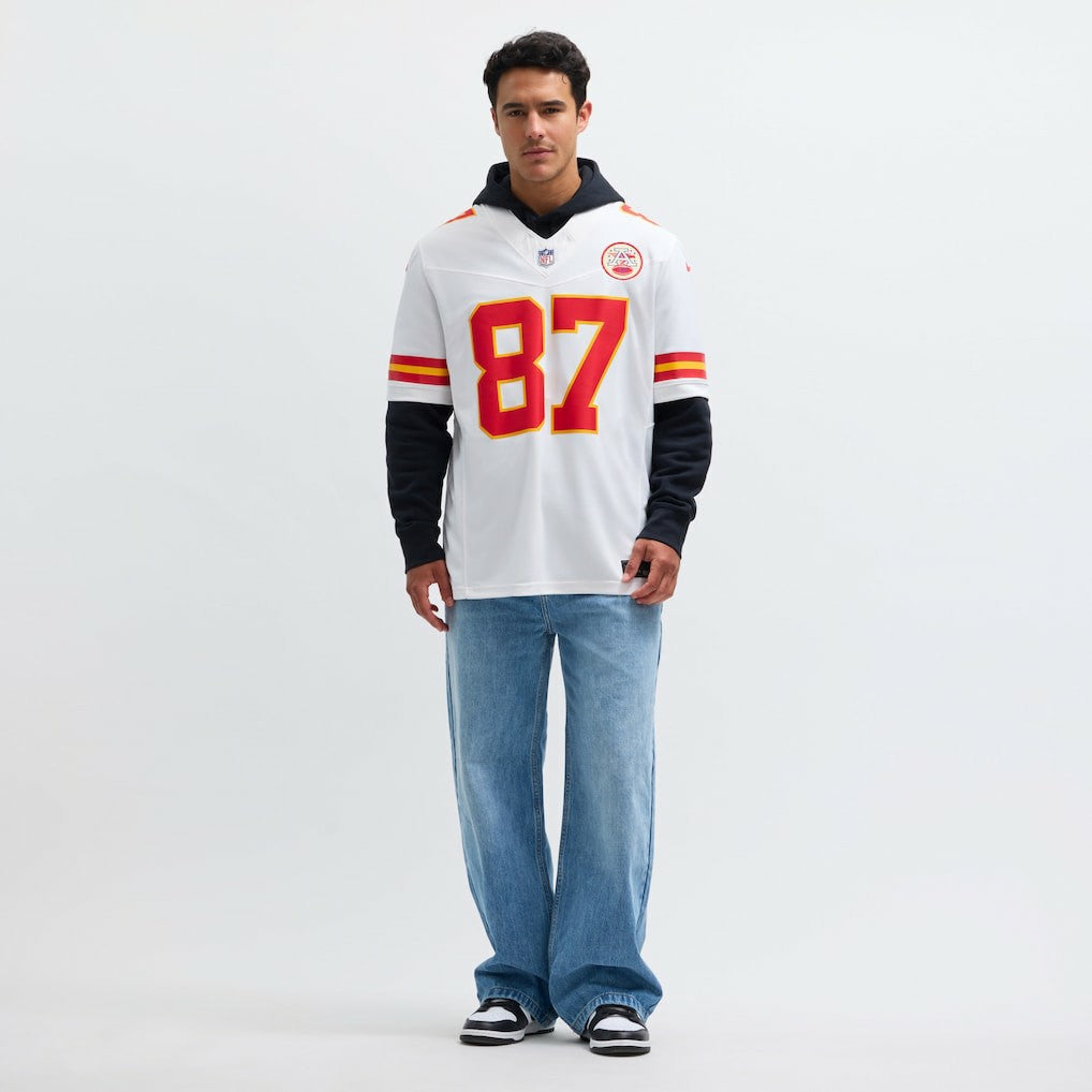 Travis Kelce Kansas City Chiefs Vapor F.U.S.E. Limited Jersey - White - Nike