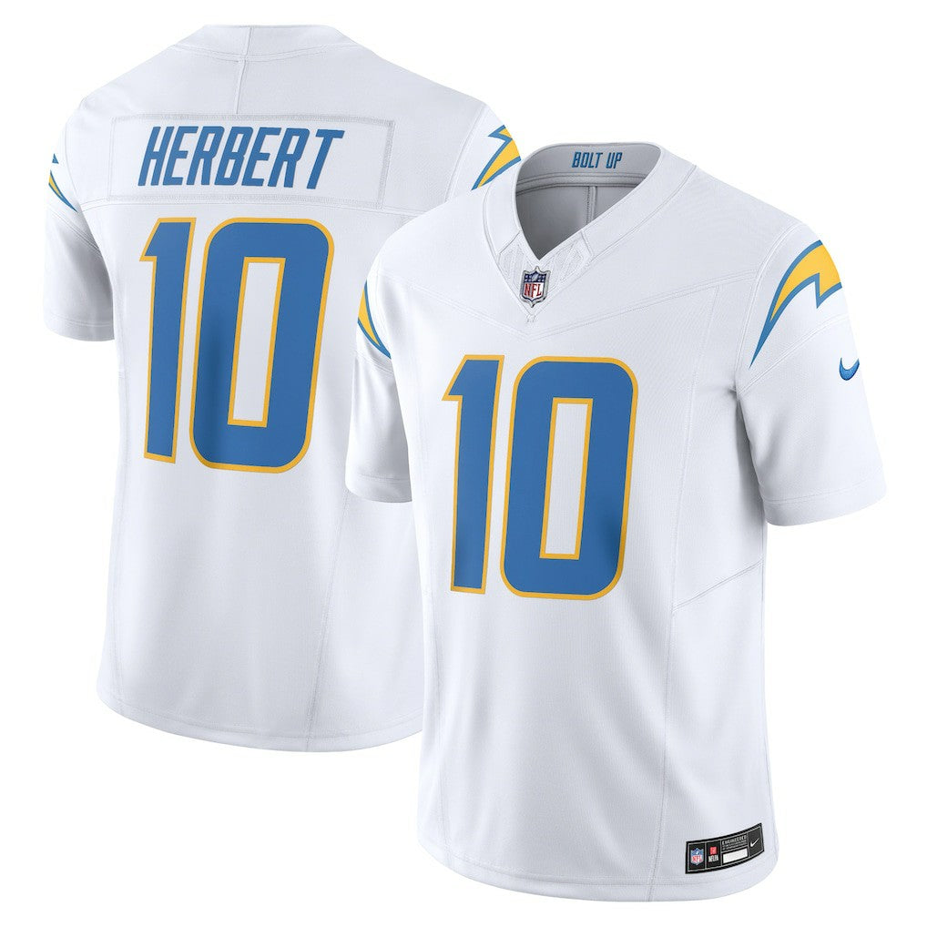 Justin Herbert Los Angeles Chargers Vapor F.U.S.E. Limited Jersey - White - Nike