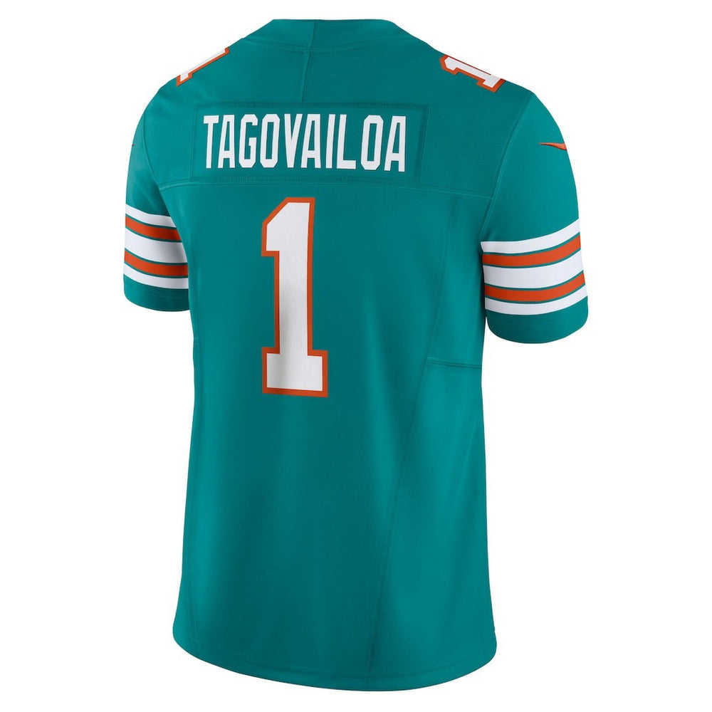 Tua Tagovailoa Miami Dolphins Vapor F.U.S.E. Limited Jersey - Aqua - Nike