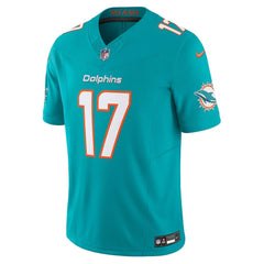 Jaylen Waddle Miami Dolphins Vapor F.U.S.E. Limited Jersey - Aqua - Nike