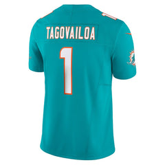 Tua Tagovailoa Miami Dolphins Vapor F.U.S.E. Limited Jersey - Aqua - Nike