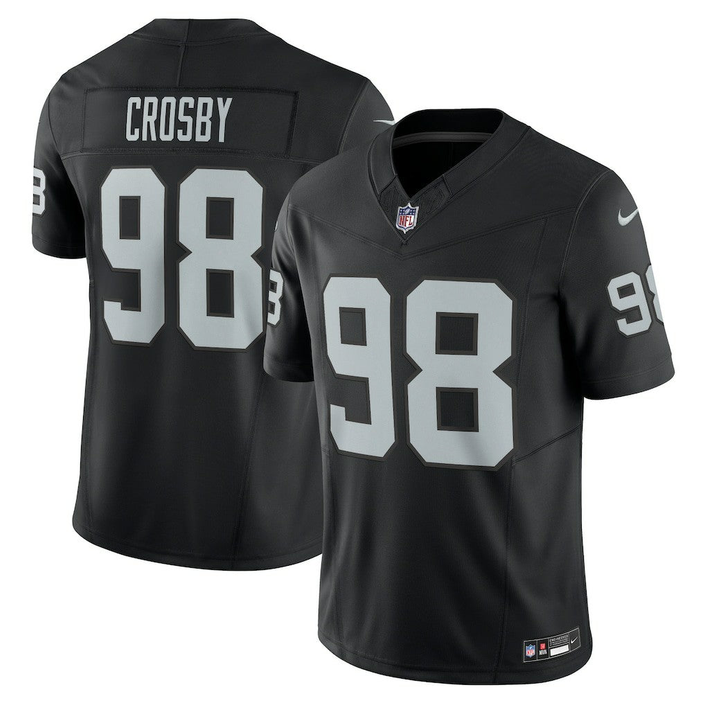 Maxx Crosby Las Vegas Raiders Vapor F.U.S.E. Limited Jersey - Black - Nike