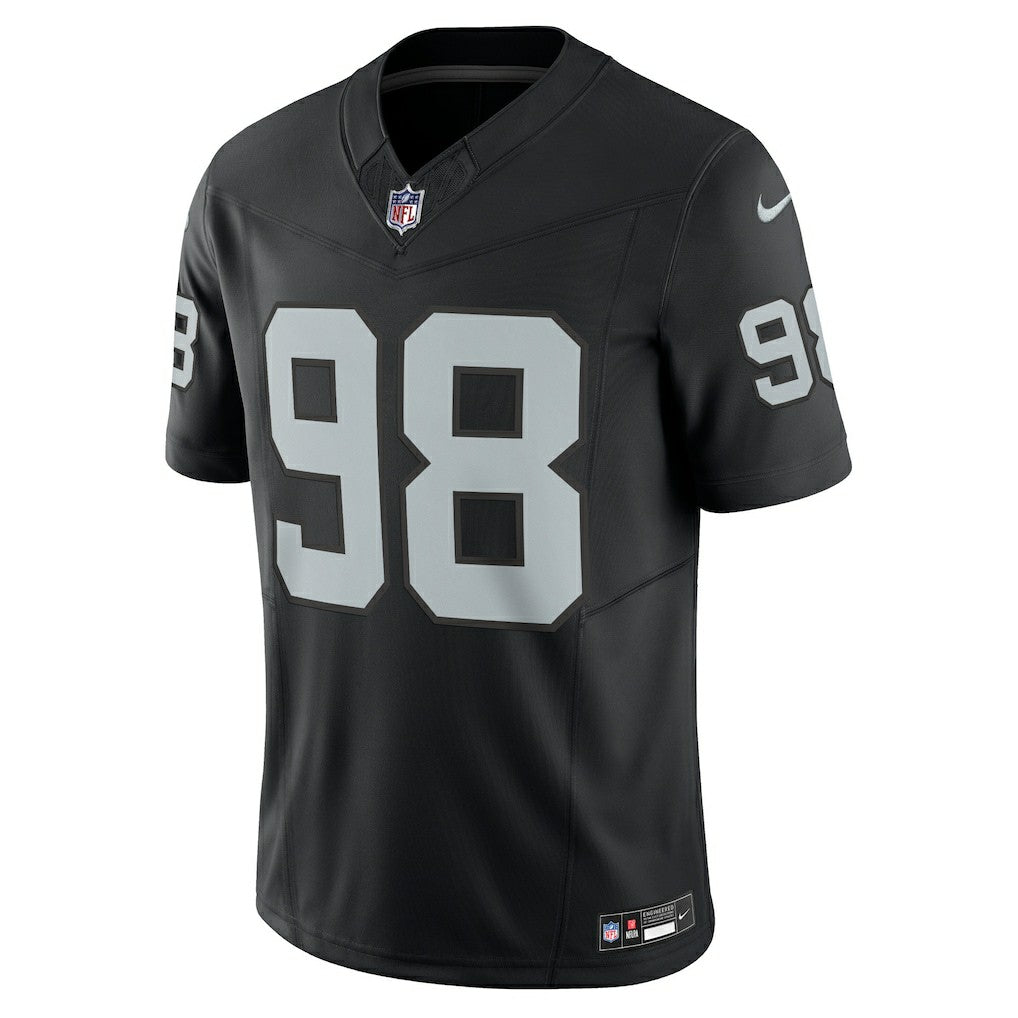 Maxx Crosby Las Vegas Raiders Vapor F.U.S.E. Limited Jersey - Black - Nike