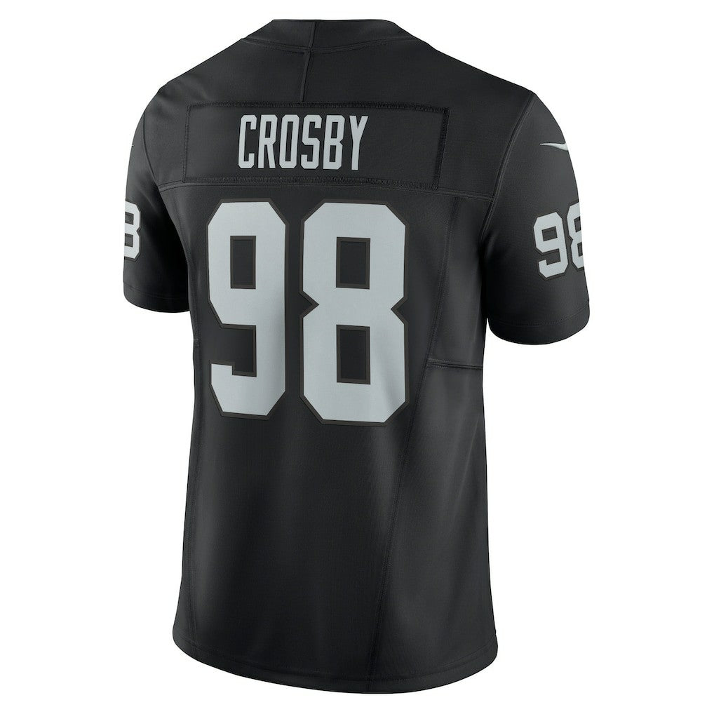 Maxx Crosby Las Vegas Raiders Vapor F.U.S.E. Limited Jersey - Black - Nike