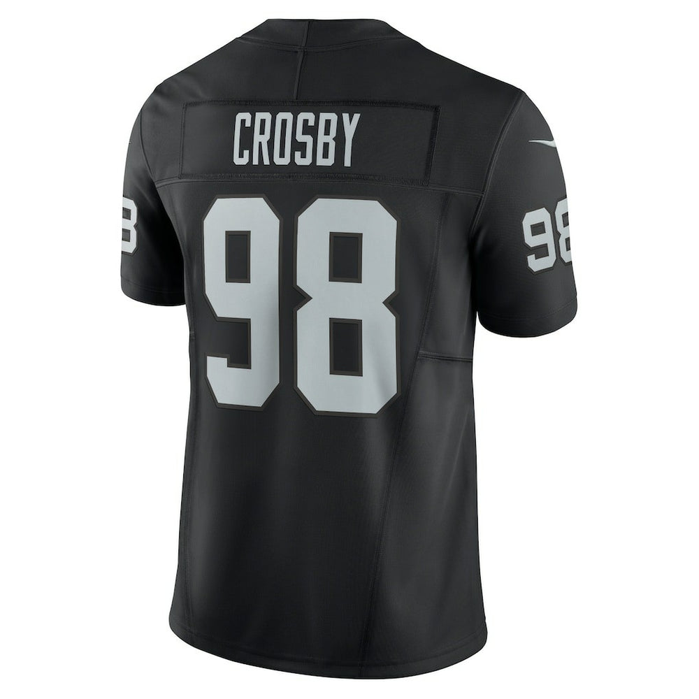 Maxx Crosby Las Vegas Raiders Vapor F.U.S.E. Limited Jersey - Black - Nike