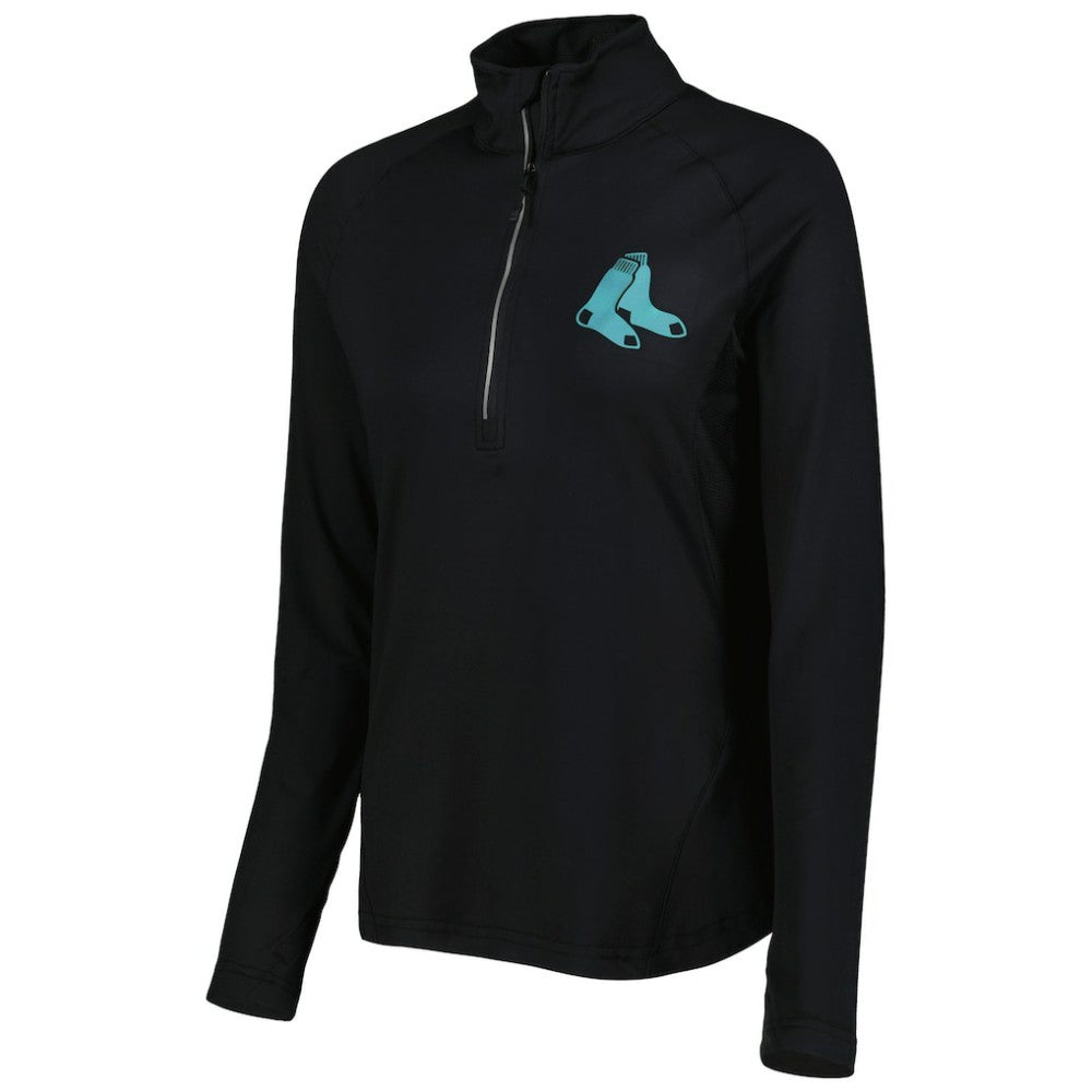 Boston Red Sox Levelwear Women's Energy Quarter-Zip Jacket Sale