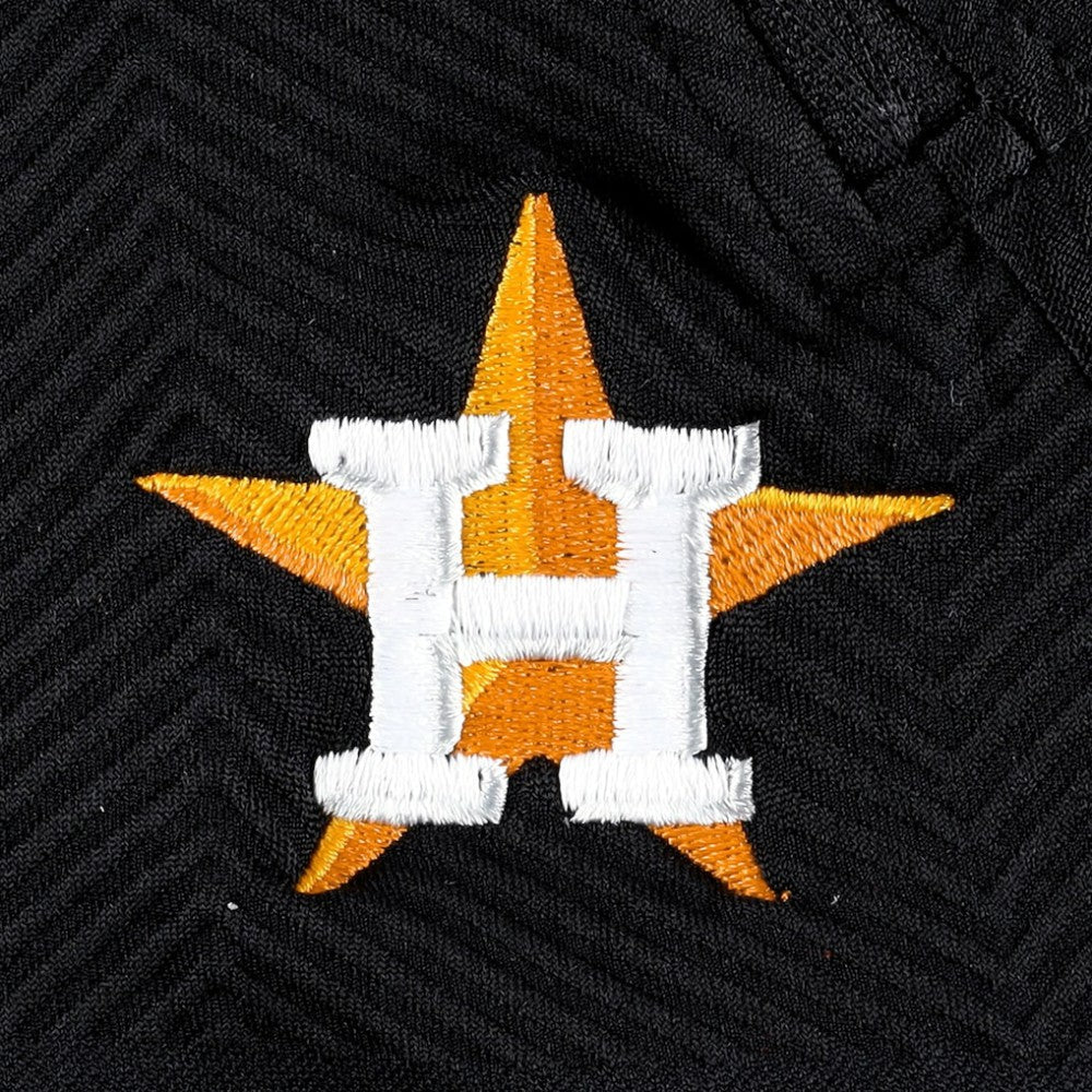 Houston Astros Levelwear Women's Verse Asymmetrical Raglan Tri-Blend Quarter-Zip Jacket Sale