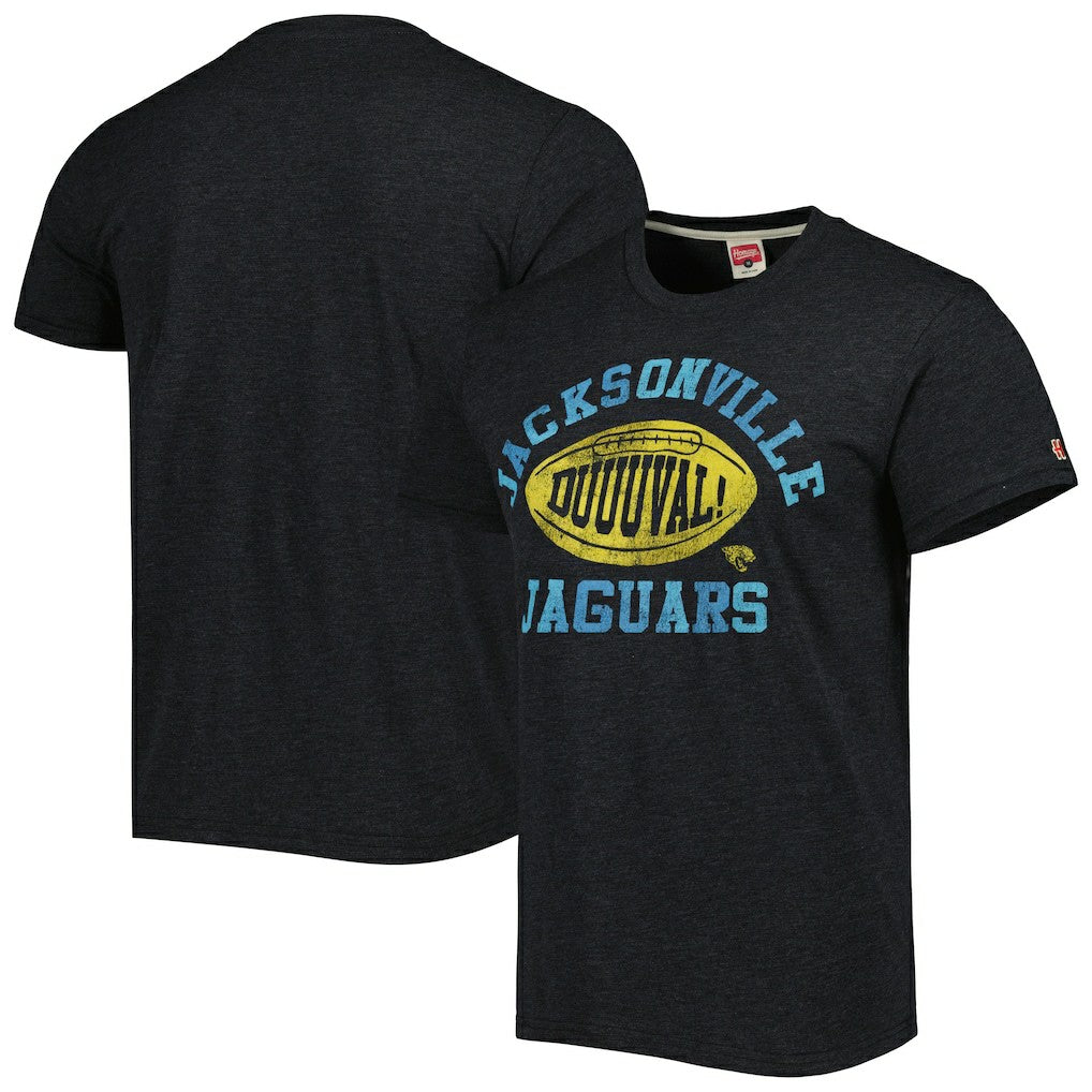 Jacksonville Jaguars Homage Duval Hyper Local Tri-Blend T-Shirt - Black - NFL