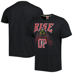 Atlanta Falcons Homage Rise Up Hyper Local Tri-Blend T-Shirt - Black - NFL