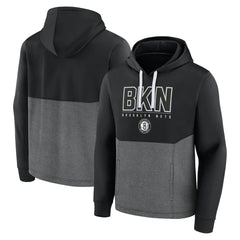 Fanatics Brooklyn Nets Successful Tri-Blend Pullover Hoodie Black