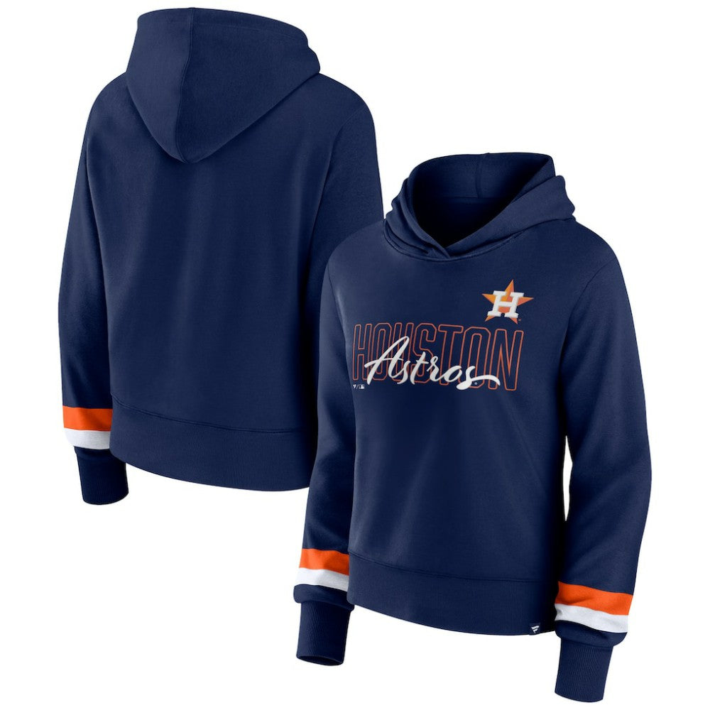 Houston Astros Fanatics Women's Over Under Pullover Hoodie Online