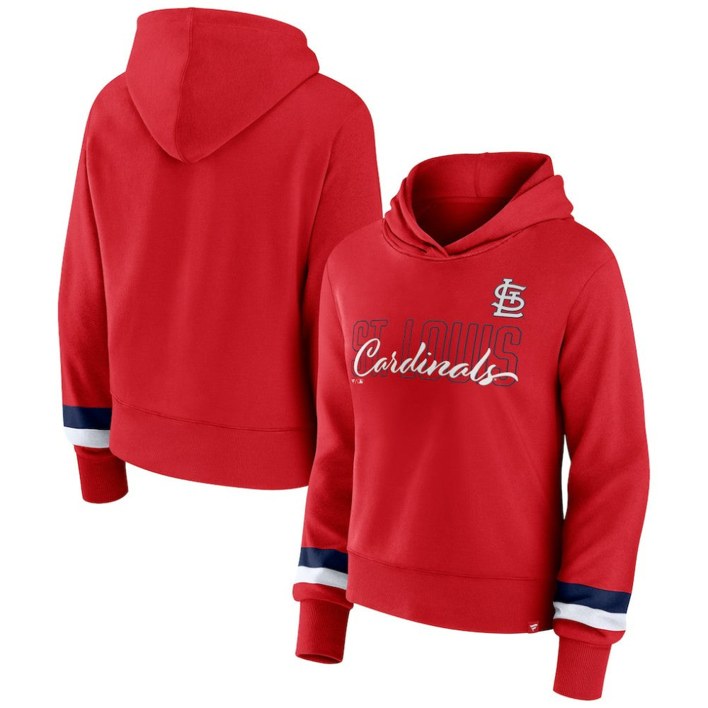 St. Louis Cardinals Fanatics Women's Over Under Pullover Hoodie Online