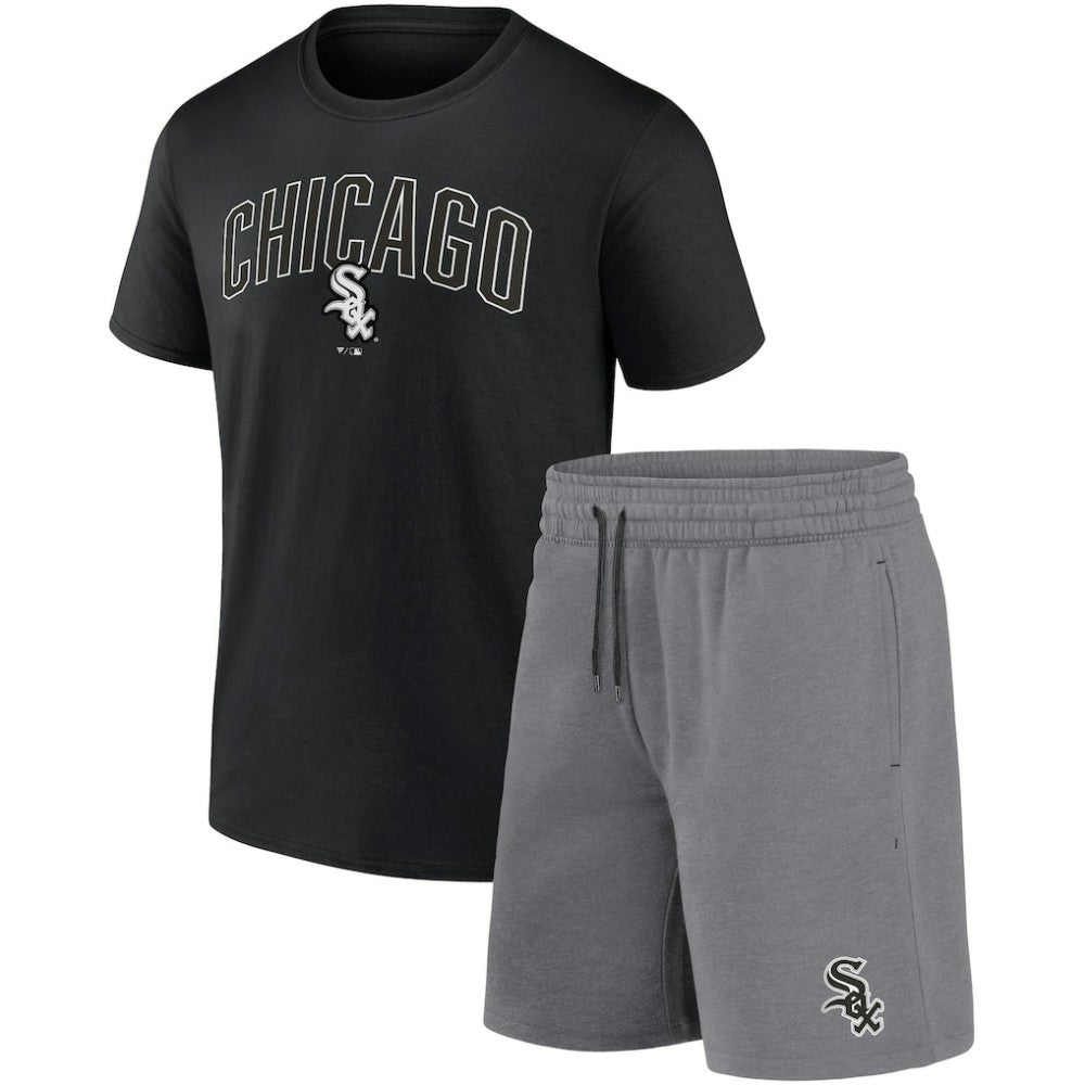Chicago White Sox Fanatics Arch T-Shirt & Shorts Combo Set Sale