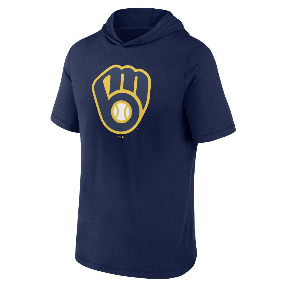 Milwaukee Brewers Fanatics Short Sleeve Hoodie T-Shirt Online