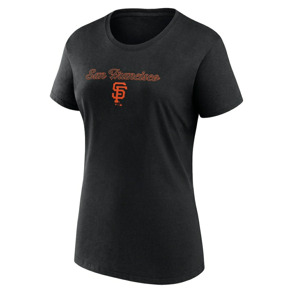 San Francisco Giants Fanatics Women's Script T-Shirt & Shorts Combo Set Sale