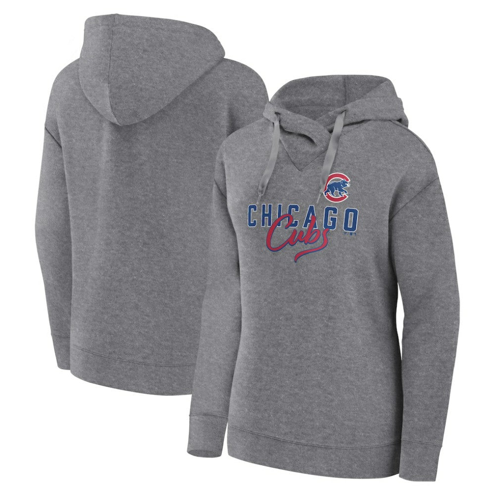 Chicago Cubs Fanatics Women's Script Favorite Lightweight Pullover Hoodie Sale