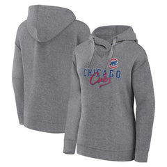 Chicago Cubs Fanatics Women's Script Favorite Lightweight Pullover Hoodie Sale