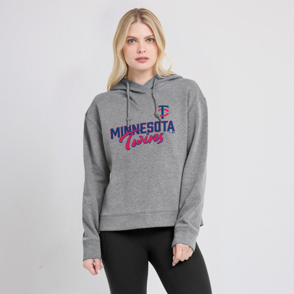 Minnesota Twins Fanatics Women's Script Favorite Lightweight Pullover Hoodie Outlet