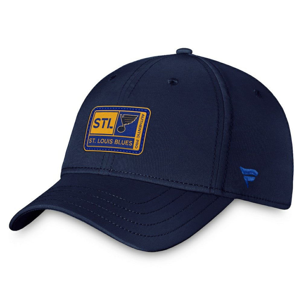 St. Louis Blues Fanatics Authentic Pro Training Camp Flex Hat – Navy | Fanatics on sale