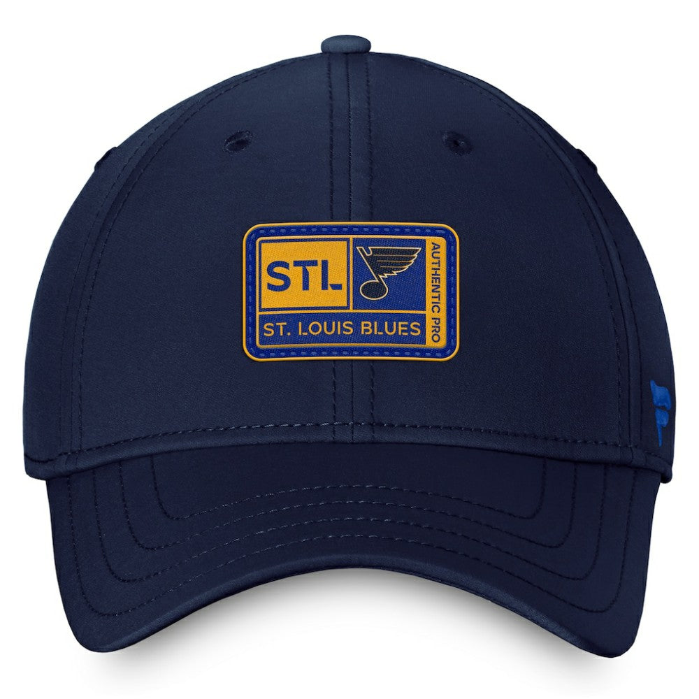 St. Louis Blues Fanatics Authentic Pro Training Camp Flex Hat – Navy | Fanatics on sale