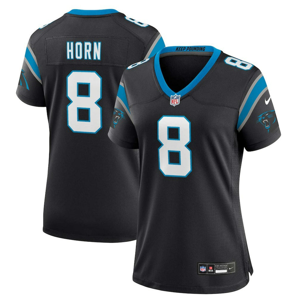 Jaycee Horn Carolina Panthers Women's Player Jersey - Black - Nike