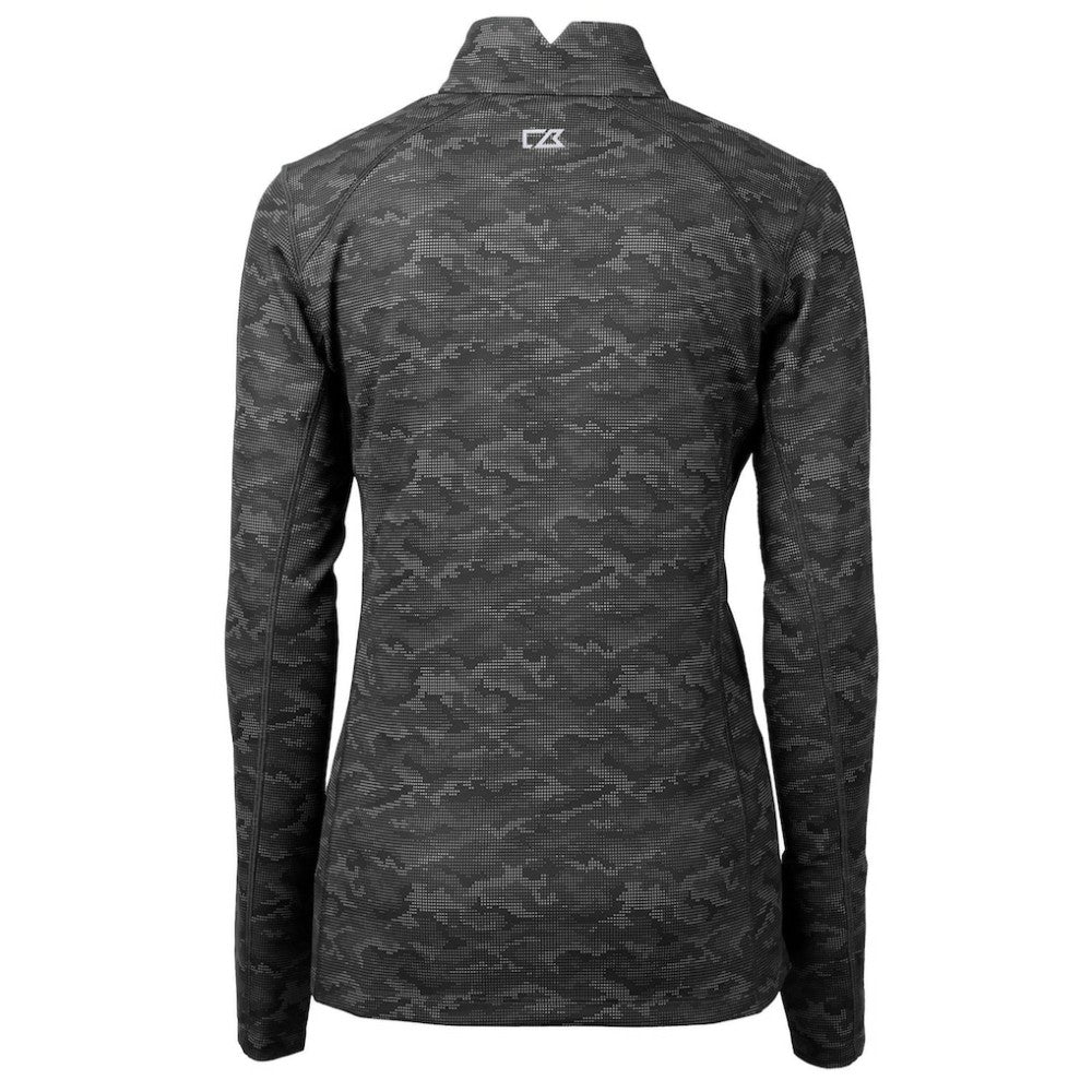 Baltimore Orioles Cutter & Buck Women's Traverse Camo Print Stretch Quarter-Zip Pullover Top for sale