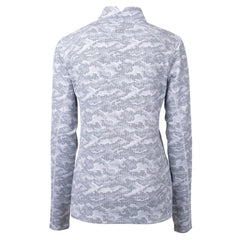 Atlanta Braves Cutter & Buck Women's Traverse Camo Print Stretch Quarter-Zip Pullover Top Online