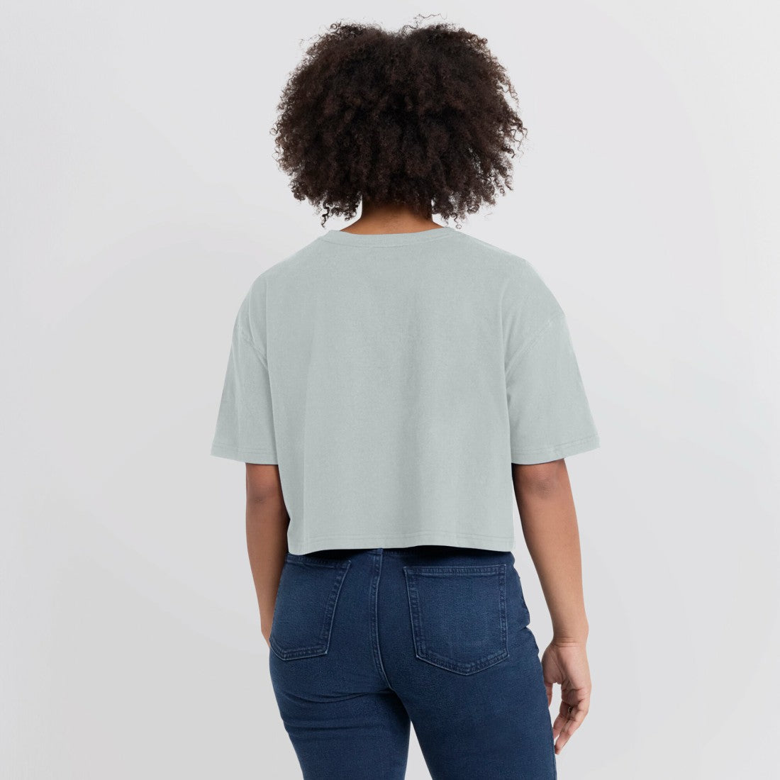 Green Bay Packers Women's Elements Super Soft Boxy Cropped T-Shirt - Gray - Fanatics