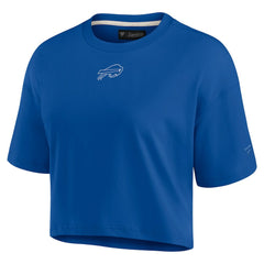 Buffalo Bills Women's Elements Super Soft Boxy Cropped T-Shirt - Royal - Fanatics