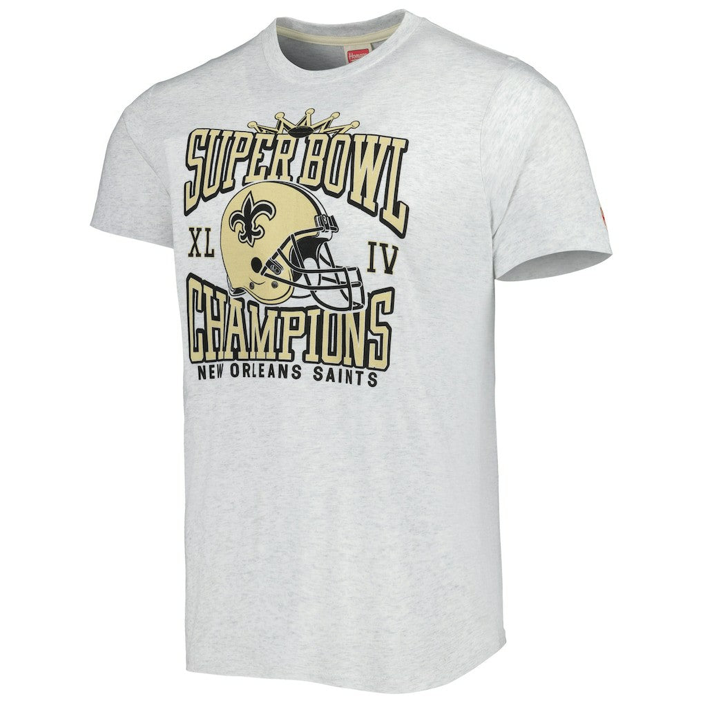 New Orleans Saints Homage Champs Hyper Local Tri-Blend T-Shirt - Ash - NFL