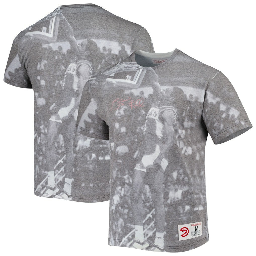 Mitchell & Ness Spud Webb Atlanta Hawks Above The Rim T-Shirt Heather Gray