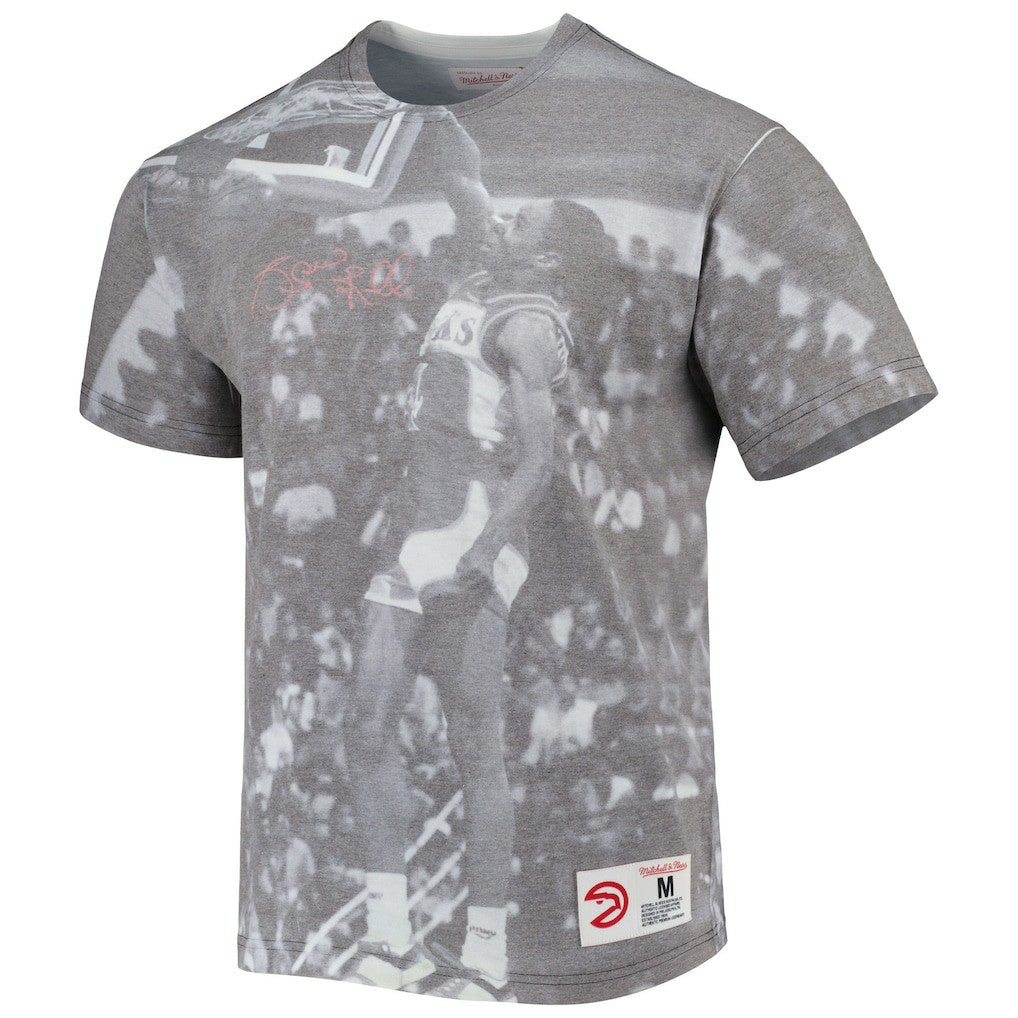 Mitchell & Ness Spud Webb Atlanta Hawks Above The Rim T-Shirt Heather Gray