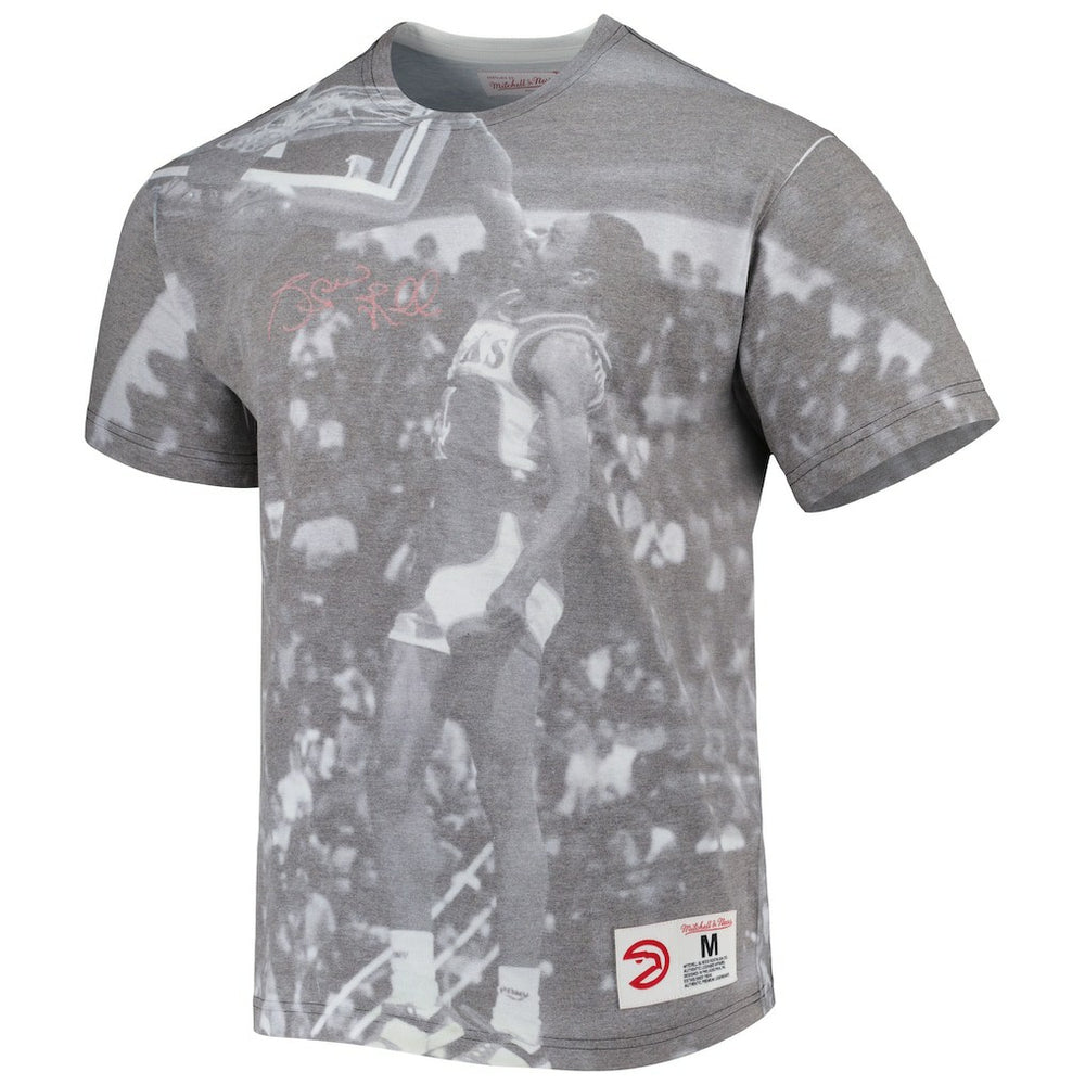 Mitchell & Ness Spud Webb Atlanta Hawks Above The Rim T-Shirt Heather Gray