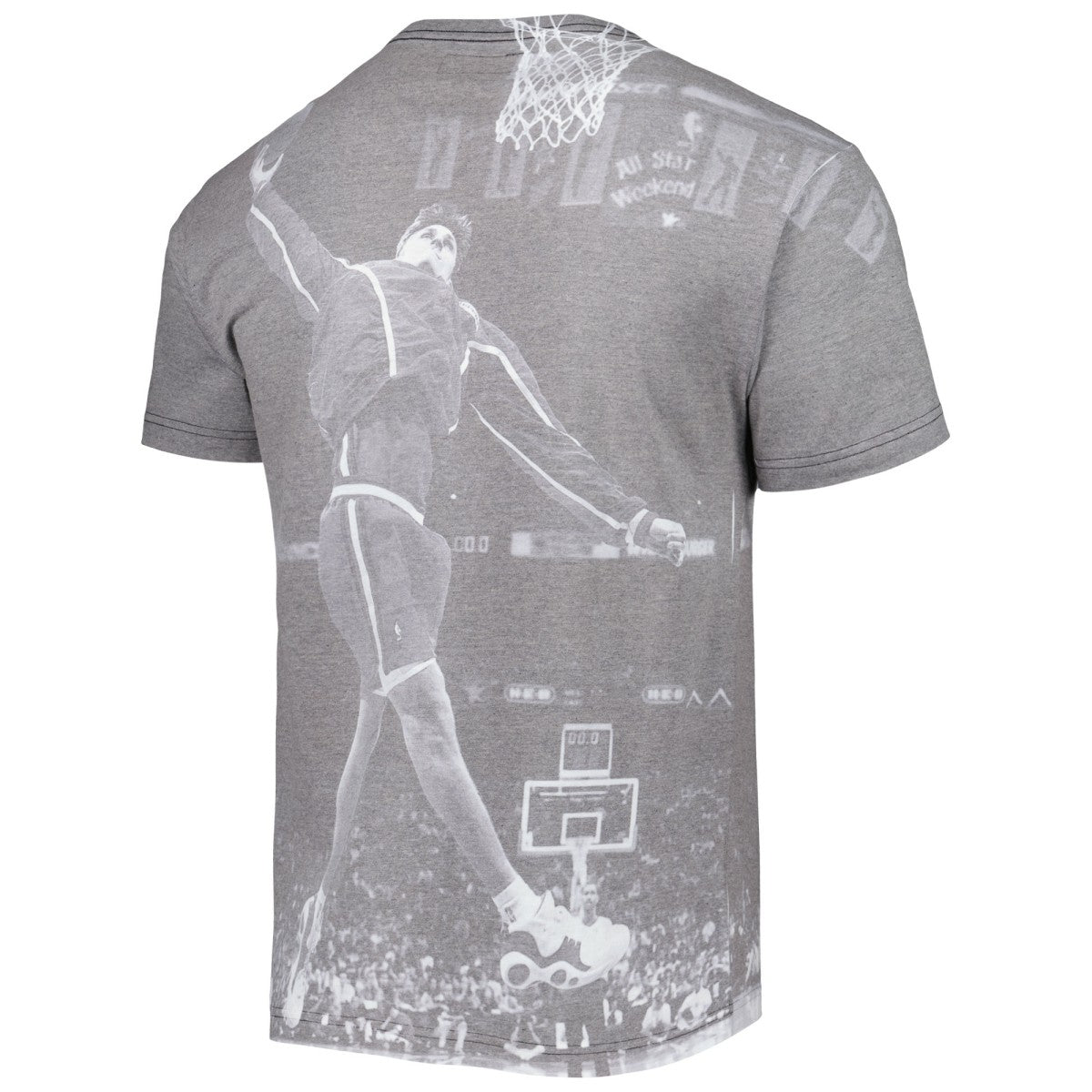 Mitchell & Ness Brent Barry LA Clippers Above The Rim T-Shirt Heather Gray
